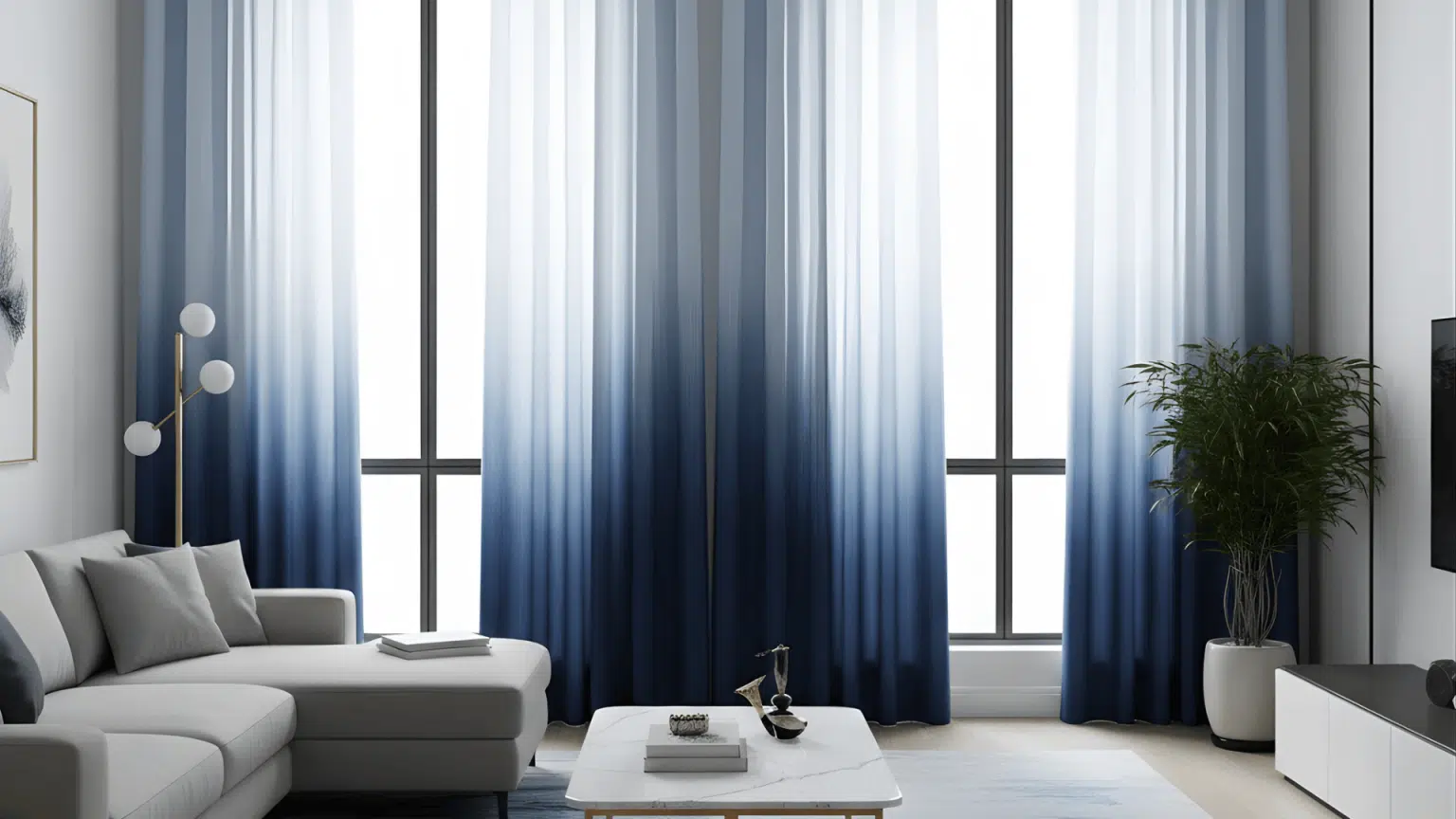 Cortinas onda perfecta para sala moderna en Quito Ecuador